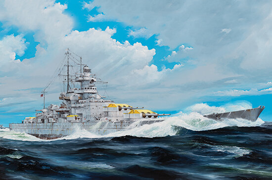 TRUMPETER 03714 GERMAN GNEISENAU BATTLESHIP 1/200 