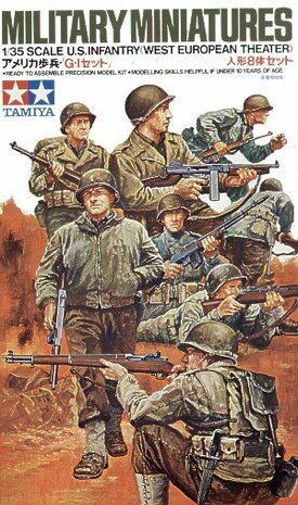 TAMIYA 35048 U.S. INFANTRY WEST EUROPE THEATHER 1/35