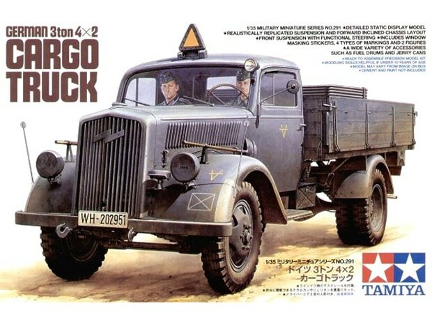 TAMIYA 35291 GERMAN 3 TON 4X2 CARGO TRUCK 1/35