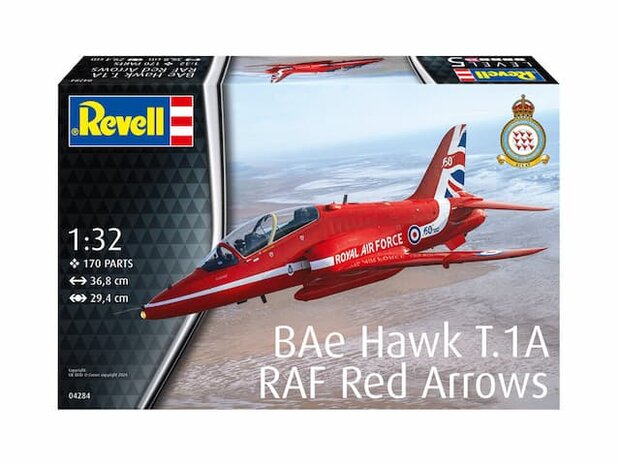 REVELL 04284 BAE HAWK T.1A RAF RED ARROWS 1/32