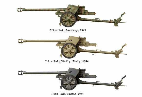 DAS WERK 16020 WWII GERMAN 7,5cm PAK 40 (MID/LATE) 1/16 