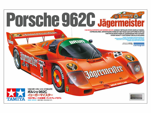 TAMIYA 24372 PORSCHE 962C JÄGERMEISTER 1/24