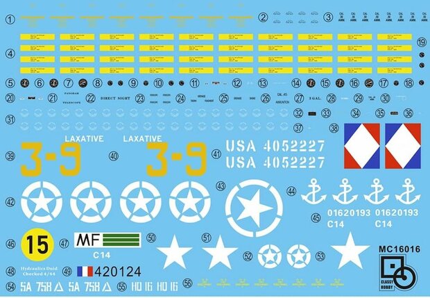 CLASSY HOBBY MC16016 US 75mm HOWITZER MOTOR GARRIAGE M8 1/16 