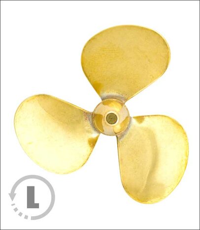 RABOESCH 156-02A BRASS PROPELLER D-30-L-3BL-M3 (VE1)