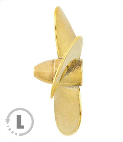 RABOESCH 156-02A BRASS PROPELLER D-30-L-3BL-M3 (VE1)