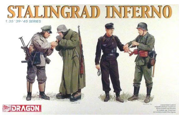 DRAGON 6343 WWII GERMAN FIG. SET STALINGRAD INFERNO 1/35 
