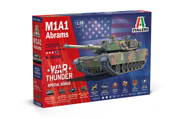 ITALERI 35108 M1A1 ABRAMS 1/35