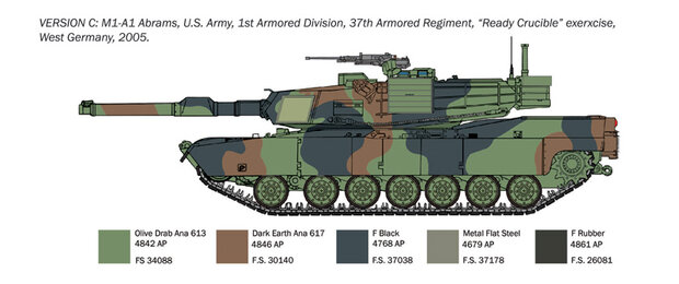ITALERI 35108 M1A1 ABRAMS 1/35