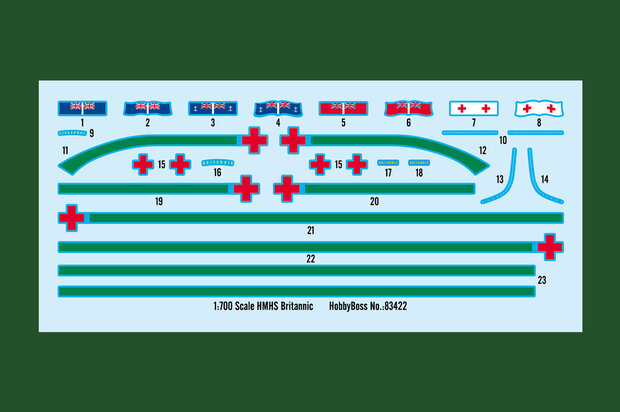HOBBYBOSS 83422 HMHS BRITANNIC 1/700