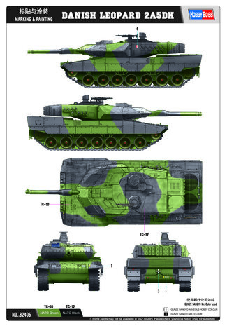 HOBBY BOSS 82405 DANISH LEOPARD 2 A5DK TANK 1/35