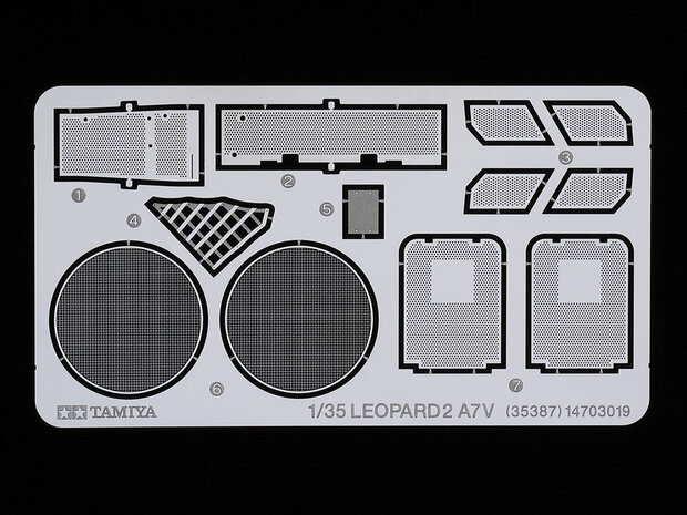 TAMIYA 35387 GERMAN MAIN BATTLE TANK KPZ LEOPARD 2 A7V 1/35