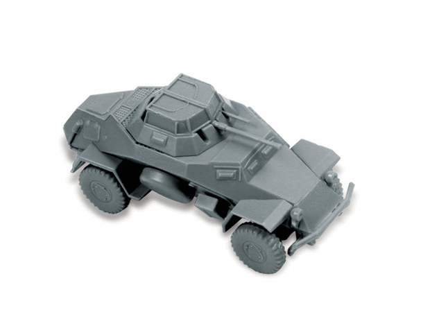 ZVEZDA 6157 GERMAN LIGHT CAR SD.KFZ.222 1/100