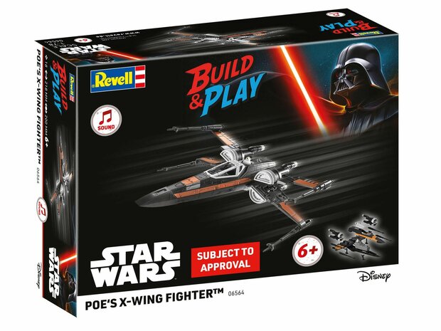 REVELL 06564 POE'S X-WING FIGHTER 1/78