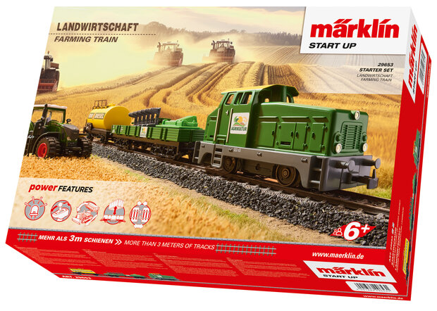 MARKLIN-29653 START UP SET LANDSCHAP FARMING H0/MFX   