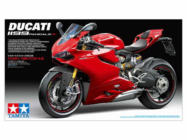 TAMIYA 14129 MOTOR DUCATI 1199 PANIGALE S 1/12 
