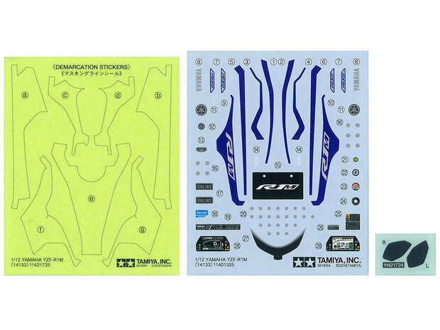 TAMIYA 14133 YAMAHA YZF-R1M 1/12