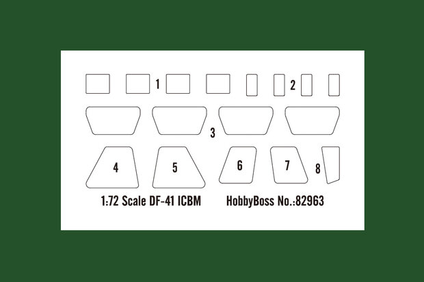 HOBBY BOSS 82963 RUSSIAN DF-41 ICBM 1/72