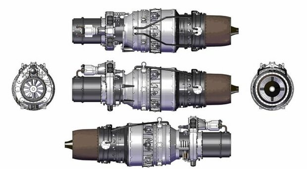 DAS WERK DW32002 WWII GERMAN MESSERSCHMITT P.1101 1/32 