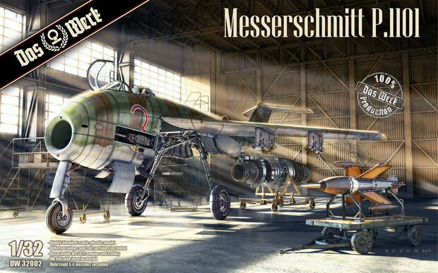 DAS WERK DW32002 WWII GERMAN MESSERSCHMITT P.1101 1/32 