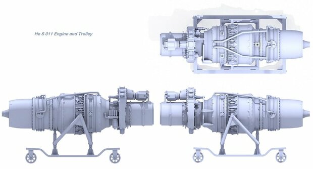 DAS WERK DW32002 WWII GERMAN MESSERSCHMITT P.1101 1/32 