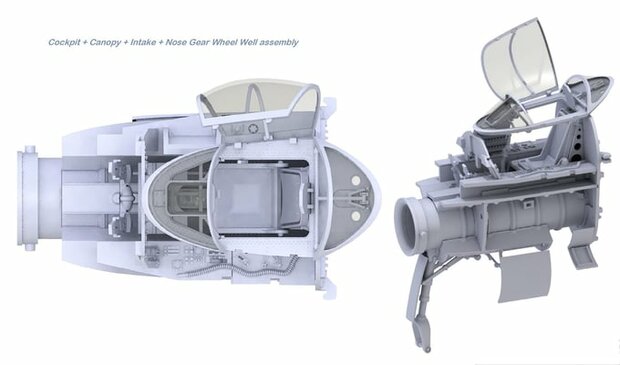 DAS WERK DW32002 WWII GERMAN MESSERSCHMITT P.1101 1/32 