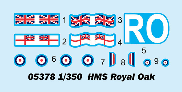 TRUMPETER 03578 HMS ROYAL OAK 1/350