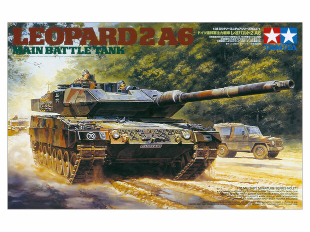 TAMIYA 35271 LEOPARD 2A6  MAIN BATTLE TANK 1/35