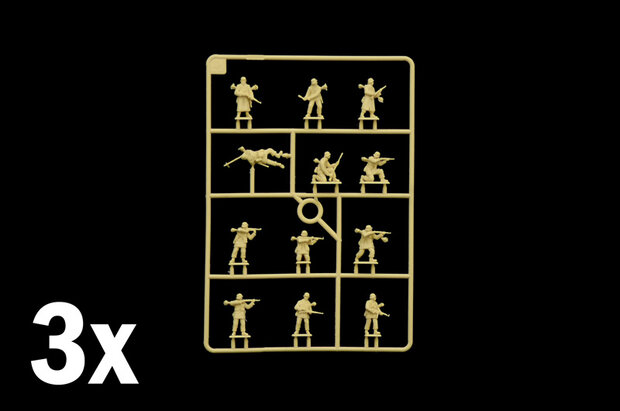 ITALERI 6186 WWII 80 YEARS BATTLE FIELD BASTOGNE SIEGE 1/72