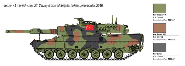 ITALERI 6559 GERMAN TANK (LEOPARD 2A4) 1/35