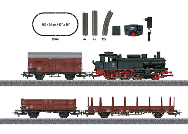 MARKLIN 29074 DIGITALE STARTSET "GOEDERENTREIN TIJDPERK III" H0
