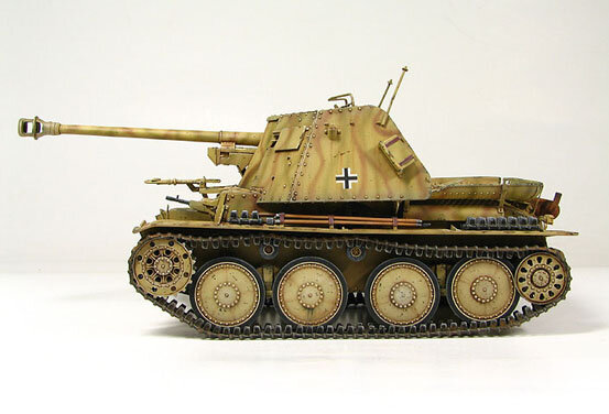 TRISTAR 35030 WWII GERMAN 7,5cm PAK40 Pz.Kpfw. MARDER III Ausf.H 1/35