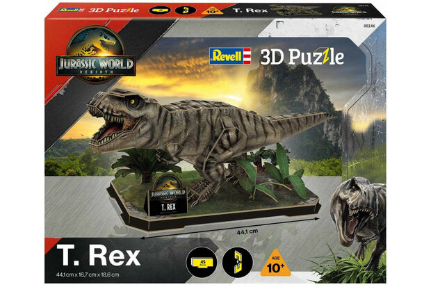 REVELL 00246 3D PUZZLE JURASSIC WORLD "T-REX"