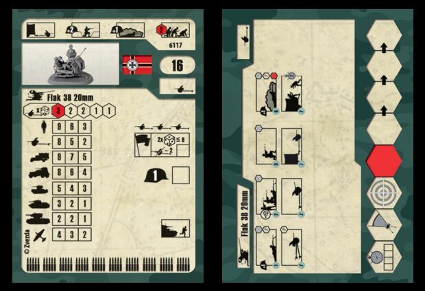 ZVEZDA 6117 WWII GERMAN 20-mm ANTI-AIRCRAFT GUN FLAK 38 w. CREW 1/72