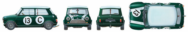 TAMIYA 24130 MORRIS MINI COOPER RACING 1/24