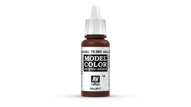 VALLEJO 70985 (146) MODEL COLOR HULL RED 
