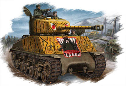 HOBBY BOSS 84804  U.S M4A3E8 TANK 1/48