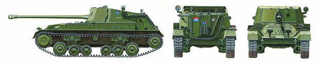 TAMIYA 35356 BRITISH SELF-PROPELLED ANTI-TANK GUN