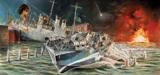 ITALERI 5619 VOSPER MTB 74- ST. NAZAIRE RAID 1/35