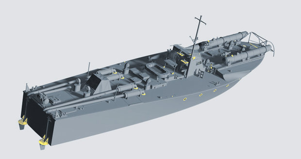 ITALERI 5619 VOSPER MTB 74- ST. NAZAIRE RAID 1/35