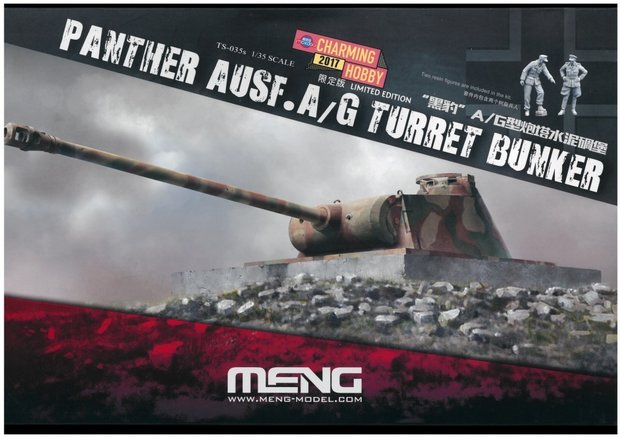 MENG TS-035S PANTHER AUSF. A/G TURRET BUNKER 1/35