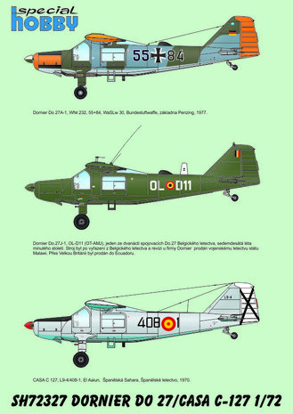 SH72327 Dornier Do27 Casa C-127