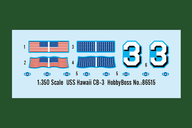 HOBBY BOSS HB86515 USS Hawaii CB-3 1:350