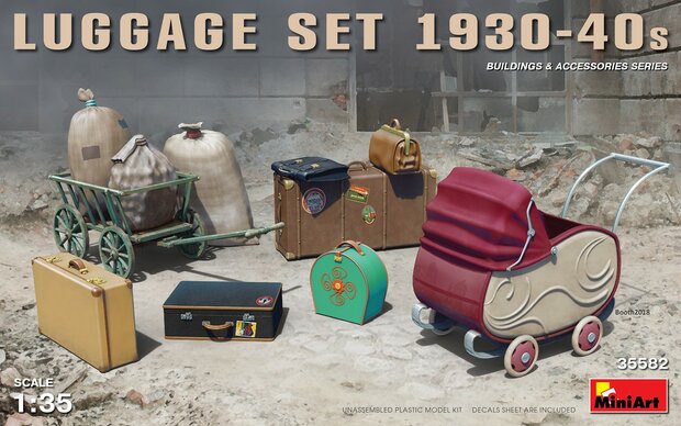 MINIART 35582 LUGGAGE SET 1930-40'S 1/35