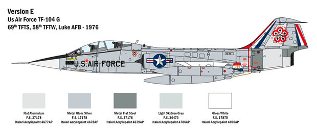 ITALERI 2509 TF-104®G STARFIGHTER®​​​​​​​ 1/32