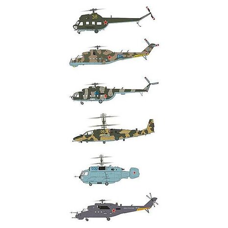 VALLEJO 71601 SOVIET/RUSSIAN COLORS COMBAT HELICOPTERS FROM “COLD WAR” TO PRESENT