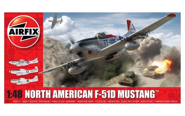 AIRFIX A05136 NORTH AMERICAN F-51D MUSTANG™ 1/48