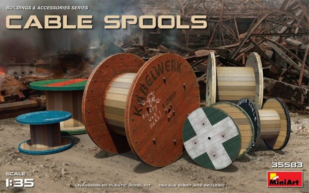 MINIART 35583 CABLE SPOOLS 1/35