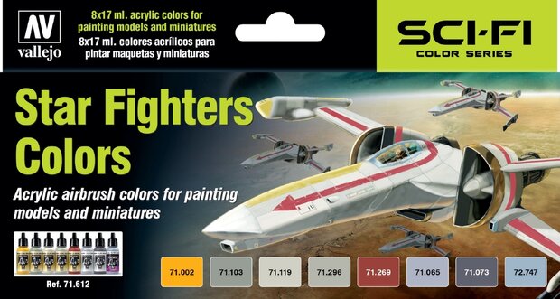 VALLEJO 71612 STAR FIGHTERS COLORS