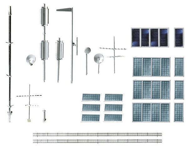 FALLER 180544 DECORATIESET VOOR DAKEN 1/87