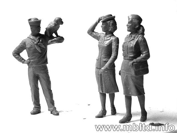 MASTER BOX MB3556 “WOMEN AT WAR: US NAVY WAVES” 1/35